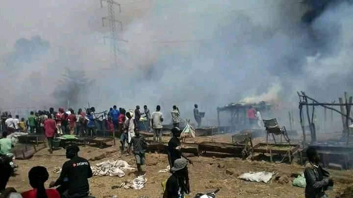 Incendie du camp des réfugies : 147 animaux calcinés